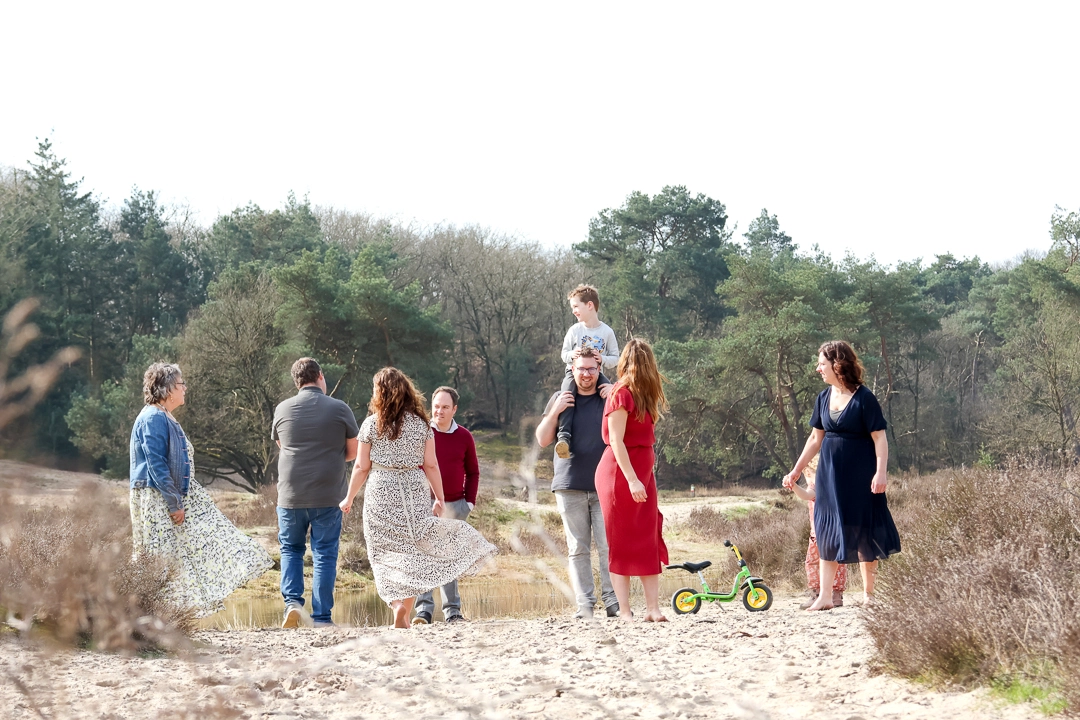 spontane familie fotosessie