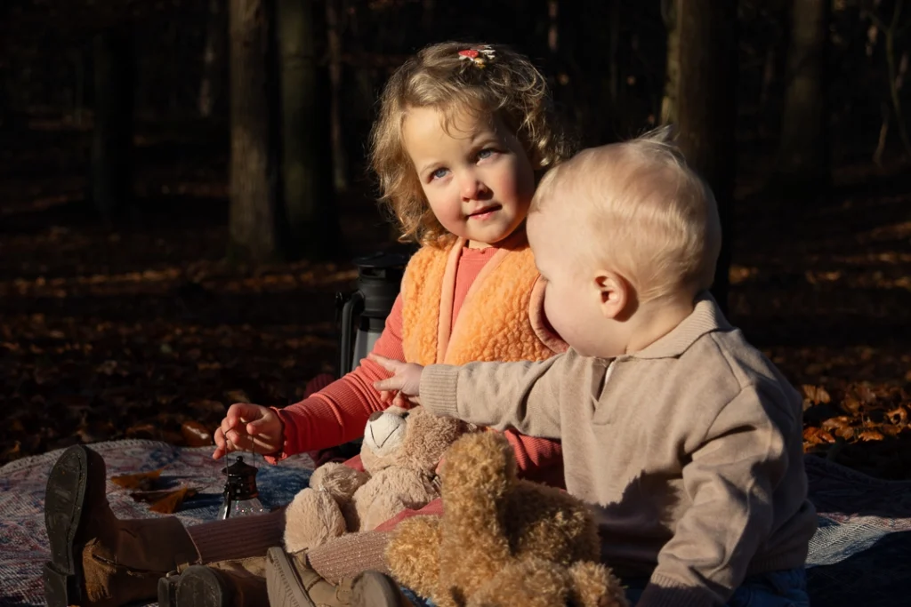 kids foto storyshoot in winter
